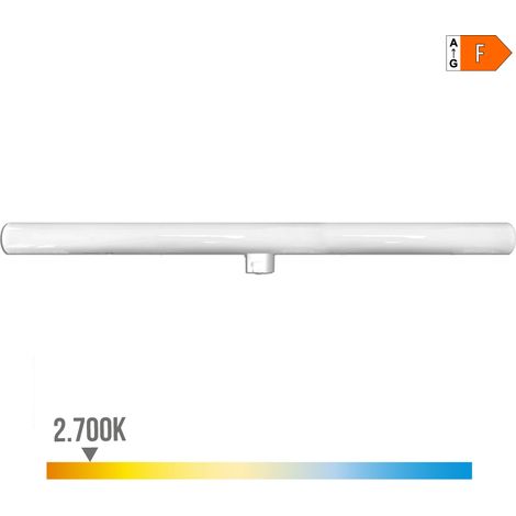 Linestra LED, 1 casquillo, S14D, 9W, 700lm, 2700K, luz cálida, Ø3x50cm  EDM 98806