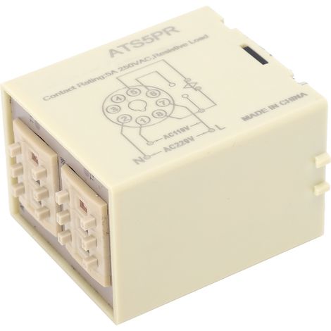 Module relais temporisé à affichage numérique ATS5PR avec réglage flexible et temporisation cyclique (AC110/220V)