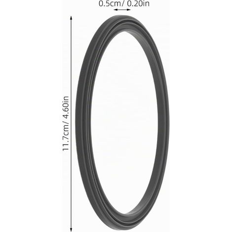 Ice Cream Maker Silicone Seal Gasket Seal Gasket Seal Compatible with Creami Ice Cream Replacement Accessory Silicone Seal (1/2)