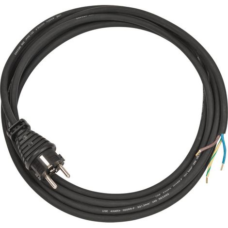 Brennenstuhl 1160330 alimentation Câble de raccordement noir 3.00 m