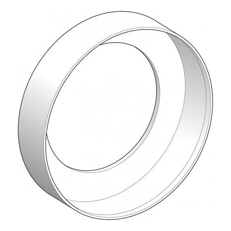 Rondelle de protection brise jet métal chromé pour unités de cde et signalisation Ø 22mm Harmony XB4 SCHNEIDER ELECTRIC ZB4BZ007 (1/2)