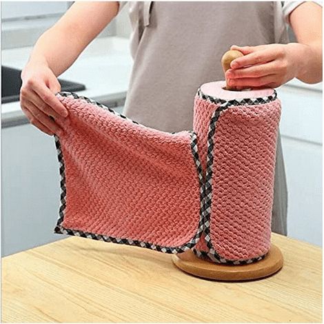 Chiffon De Nettoyage Réutilisable - Absorbant - Pour Cuisine Salle De Bain Vitres - 10 Pièces (1/5)