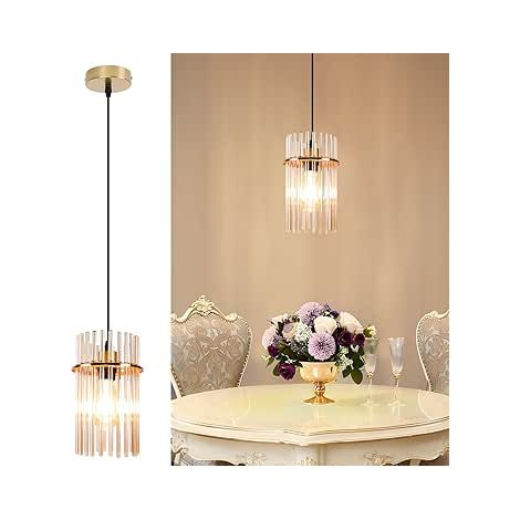 GBLY Pendelleuchte 1 Flammig Glas E27 Gold Retro Ø 30 cm Esstischlampe Hängend Für Esszimmer Cafe Bar Küche Wohnzimmer Ohne Leuchtmittel
