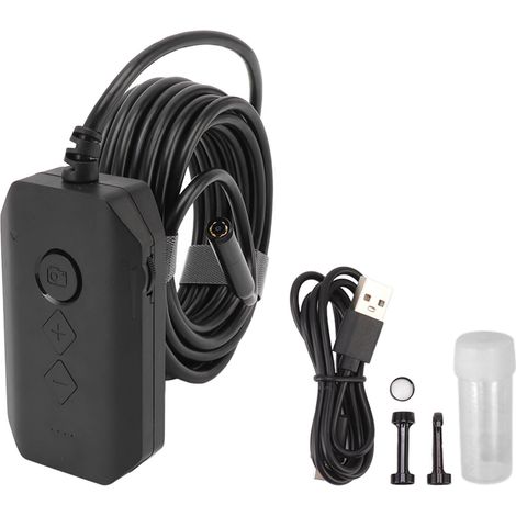 Endoscope WiFi 1080P HD étanche 7,9mm double lentille caméra d'inspection avec 7 lumières LED (1/5)
