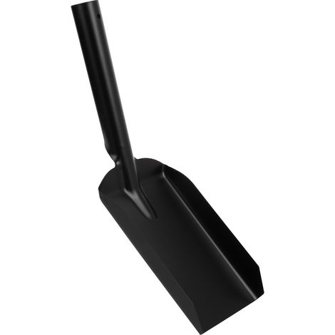 Recogedor para la chimenea de metal negro 39x13x11 (1/5)