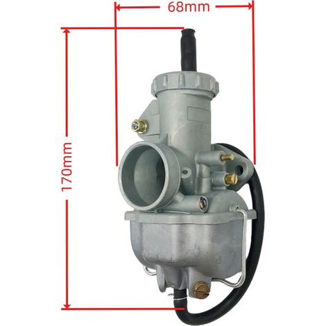 The Zhifeng TL125 carburetor is compatible with CB100, CB125S, CL100 and CL125S models (reference 404-116). (1/4)
