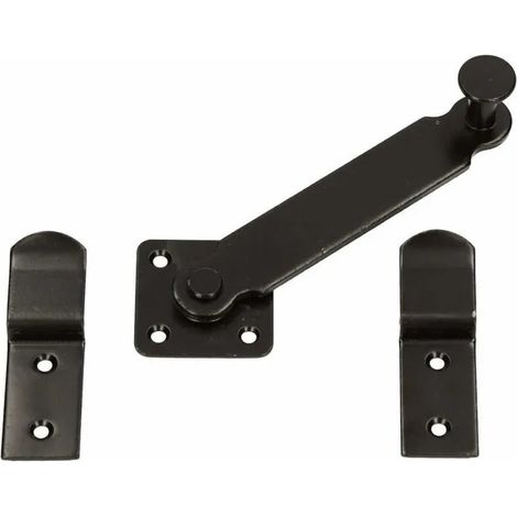 Loquet Levier Volet 140mm Noir (1/5)