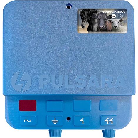 Elettrificatore Pulsara Farm Power 35.000 a corrente 230V/3,5J per recinti da 3 a 10km