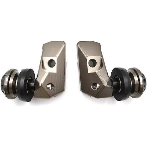 Für Yamaha YZF-R25 YZFR25 13-18 YZF-R3 YZFR3 YZF R3 R25 ABS MT 03 25 MT03 MT25 Hinterachs-Spindel-Kettenverstellerblöcke Schutz - Titan mit Gleitern (1/5)