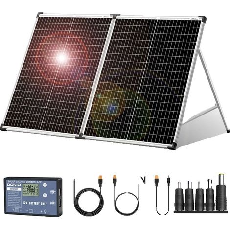 Panneau Solaire, 100W, Design Pliable, 100W (1/2)