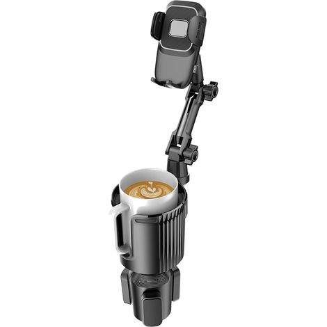 Porte-Bouteille d'eau Automatique Porte-Boisson de téléphone pour Voiture, conteneur de Tasse de véhicule, Insertion de Stockage de Nourriture, Adaptateur de Tasse d'eau pour Bouteilles de (1/5)