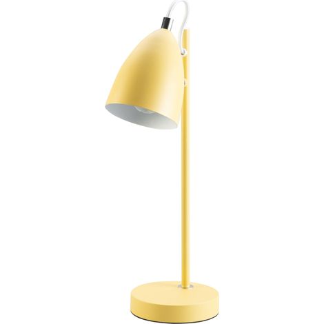 Litecraft Task Lamp Industrial Styled Desk Reading Bedside E14 Light - Ochre (1/5)