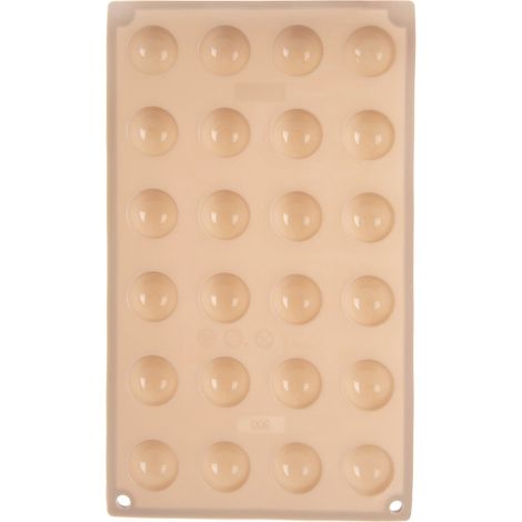 Silikonform für Pralinen und Schokolade, beige Eisform, 30 x 17,5 cm (1/5)