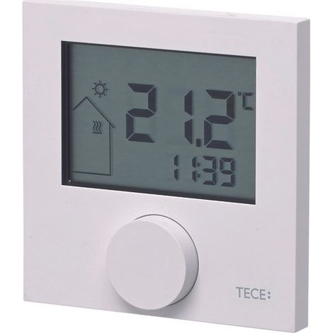 Thermostat dambiance TECEfloor RT-D, écran LCD, 77410037
