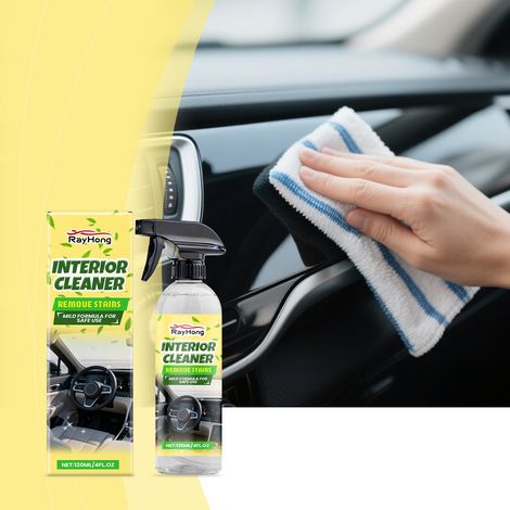 Car interior cleaner, dashboard care product, micro-particle polishing and refreshing cleaner -- 120ml (1/5)