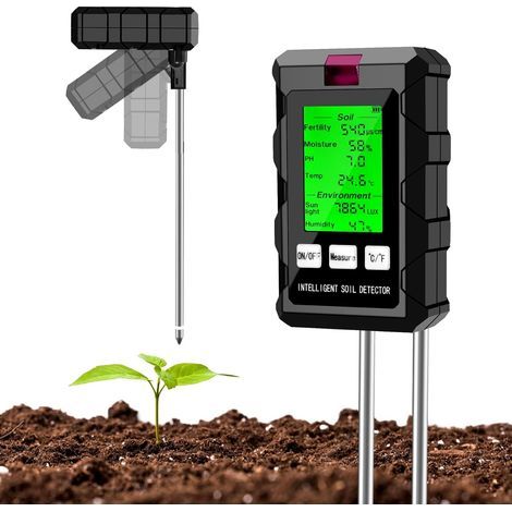 Tester für den Suolo, multifunktionaler Tester für die Fruchtbarkeit des Suolo, Tester für den Ph des Suolo für den Garten, Piante, Orticoltura (1/5)