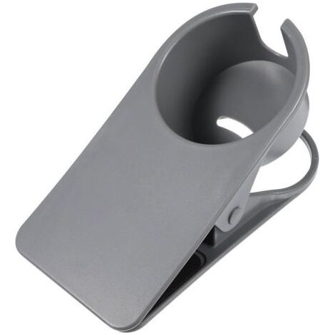 Un porte-gobelet à clip, adapté au bureau, à la voiture ou au rangement sur un bureau.