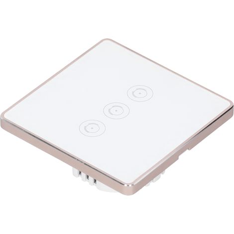 EU, GB smart switch, wireless remote control, WiFi remote control switch, 100-240V AC (GT132-3) (1/5)