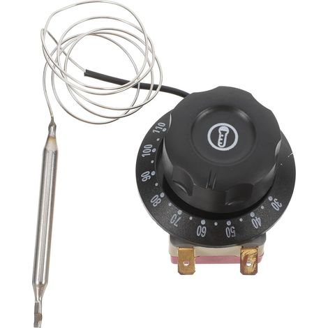 Thermostat Contrôle pour Précis Four Électrique Friteuse Céramique avec Température, Matériau Plastique la Air Adapté Cuisine et Petits Restaurants (1/5)