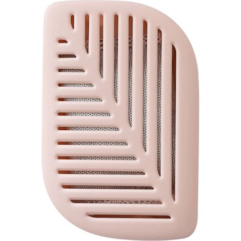 Purificateur D'air Réfrigérateur Forme Feuille - Charbon Actif Anti-Odeurs - Fixation Ventouse - Intérieur Frigo - Rose - 1 Pièce