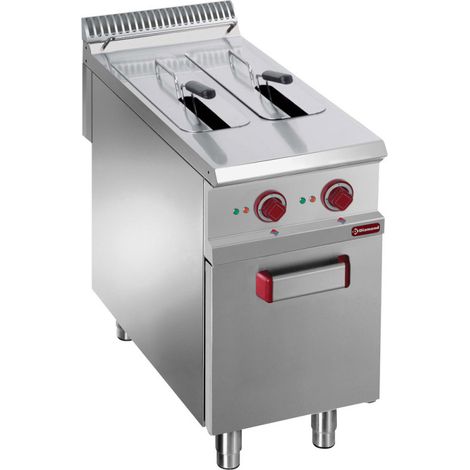 Friteuse électrique 2x 8 litres sur meuble - Diamond (1/4)