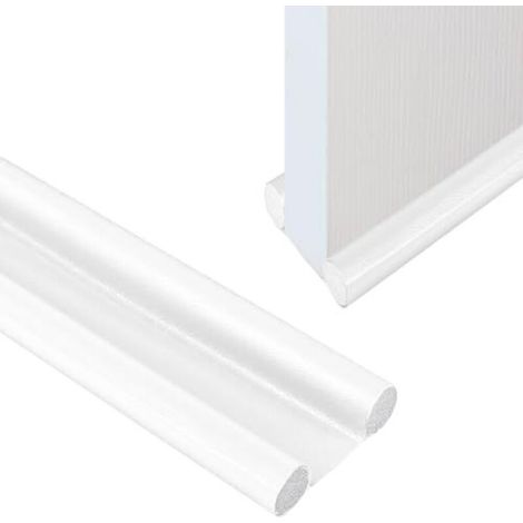 CENCERY 37in/96cm Double Door Draft Stopper, Double Sided Door Draft Stopper, Adjustable Soundproof Door Draft Stopper to Reduce Noise from Drafts (White) (1/5)