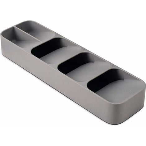 Besteckkasten für Kompaktbräter, Schubladeneinsatz, Grau, 11 x 39,5 x 5,7 cm - Fei Yu