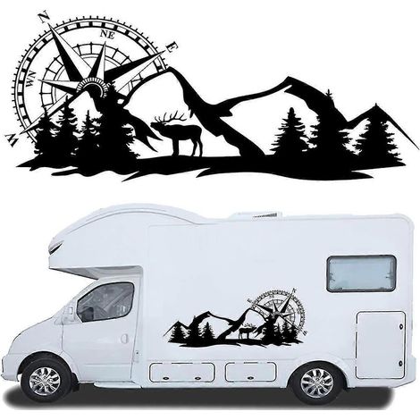 Universeller Karosserieaufkleber für Wohnmobile, Pkw, Wohnwagen und Anhänger (1/3)