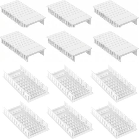 12 Pièces Cache-Fentes Pour Tableau Electrique, Cache Tableau Electrique, Cache-Trous Modulaires Pour Boîtier À Fusibles, Compatible Avec Etc. (1/5)