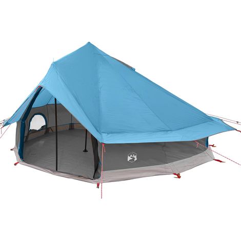 Carpa Tipi con techo Azul 700 x 700 x 395 cm Poliéster y Acero