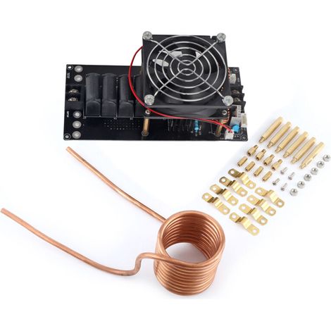 DC12-36V 20A 1000W ZVS Induction Heating Module Heater with Copper Tube. (1/5)
