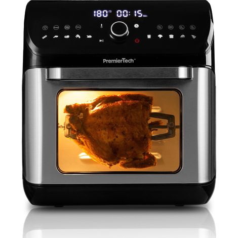 PremierTech Friggitrice ad Aria - da 12 Litri - 10 Funzioni - Touch Screen - Timer - Acciaio Inox - PT12LAF (1/5)