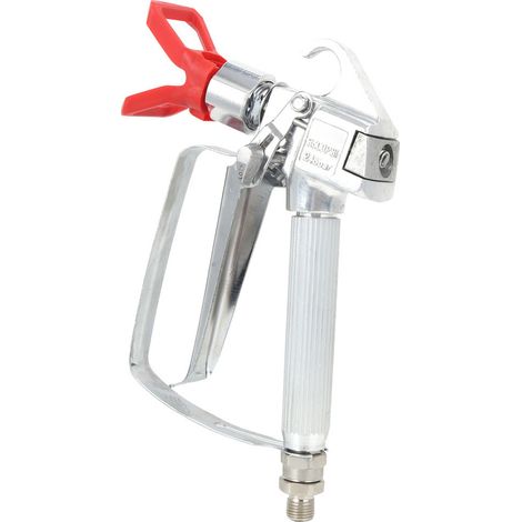 Machine à peinture sans air, pistolet à peinture haute pression, outil manuel ergonomique, accessoires de quincaillerie (pistolet à peinture avec buse rouge) (1/5)