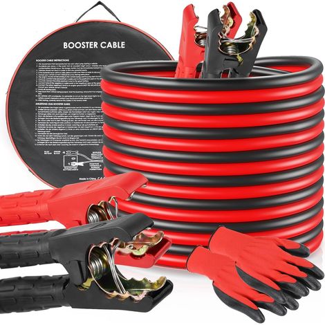 6M 1500A 30mm² Câbles de Démarrage, Câble Batterie Voiture (1/5)