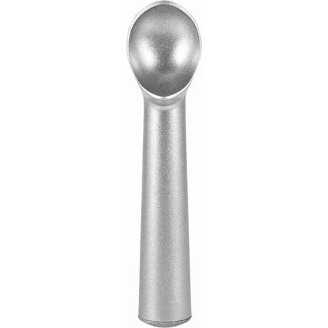 Cuillère à glace en métal Portable, outil de cuisine antiadhésif antigel (argent mat) (1/4)
