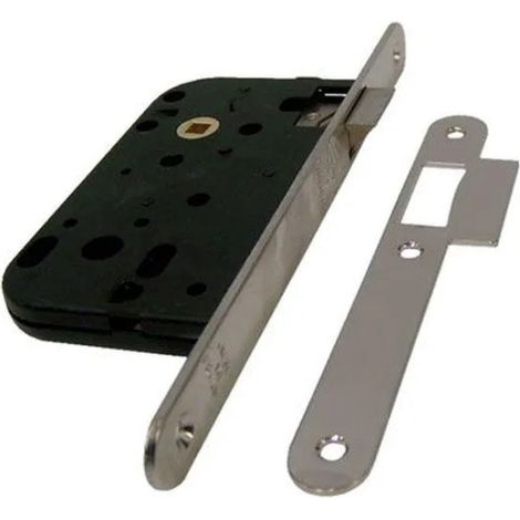 Serrure bec de cane nickelée MULTIBAT Axe 50 - JPM