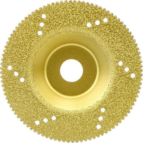 Lame de scie diamantée, disque de meulage de coupe de marbre de fonte de métal 100 x 25mm roue de disque de coupe de fibre de verre (1/5)