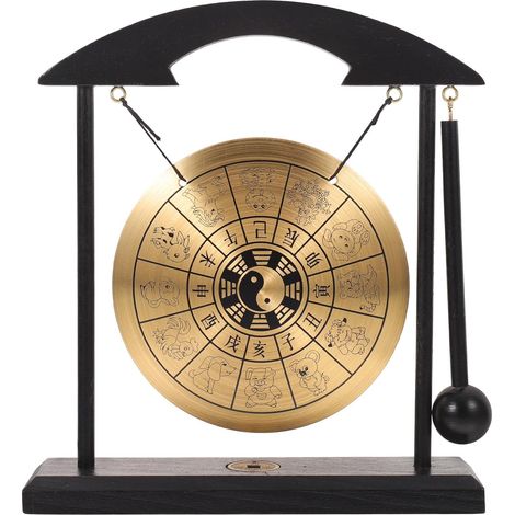 de Gong en Alliage Cr atif D coration d Int rieur Vintage D (1/5)