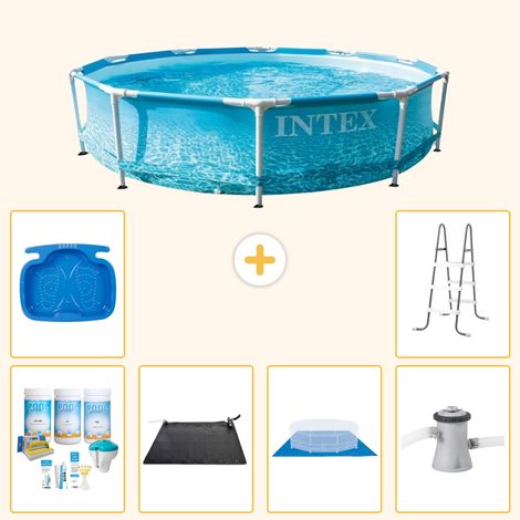Intex Piscine Tubulaire Ronde - 305x76 cm - 7-pièces  S20970 (1/5)