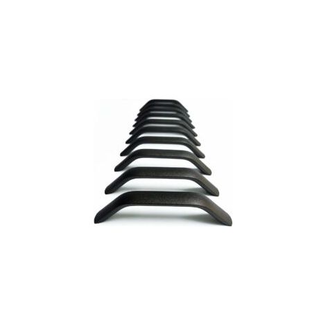Ede Poignées de meubles (lot de 10), poignées de tiroir modernes pour meubles et armoires, noires - 128 mm (1/5)
