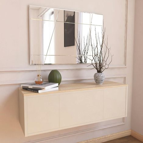 Miroir rectangulaire mural 75 cm - design gravé CODY (1/5)