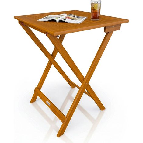 Tavolo pieghevole in legno Zadar  XL  Tavolo da giardino robusto e resistente alle intemperie in legno di acacia, ideale per l'uso all'aperto (1/2)