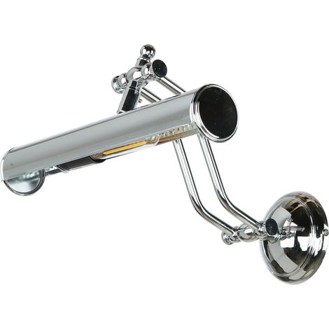 Bilderleuchte Messing verstellbar E14 B: 30 cm Wandlampe Bilderlampe