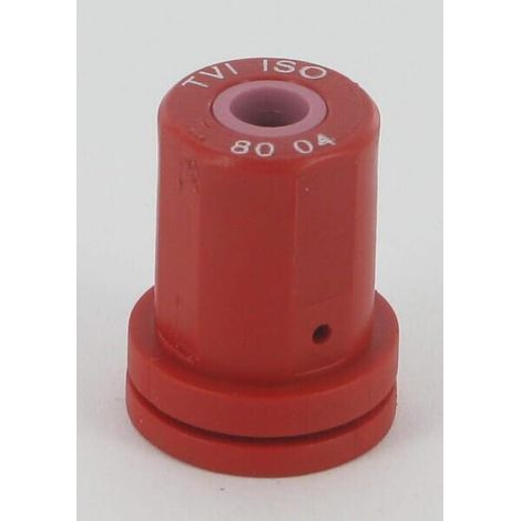 Boquilla anti-deriva venturi simple chorro c贸nico TVI 80掳 04 rojo cer谩mica Albuz ALBUZ TVI8004