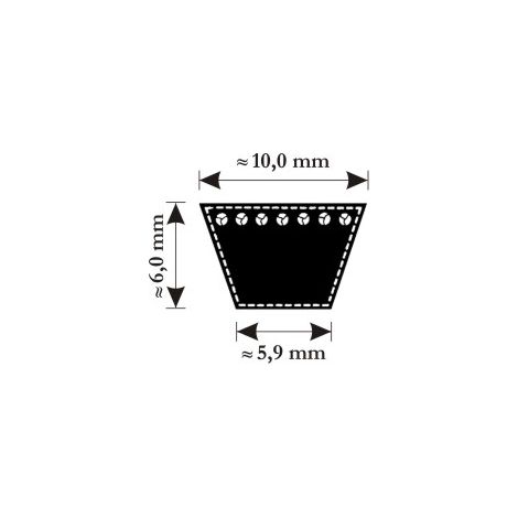 Z49 - Courroie Z49 (10x11250mm Li)