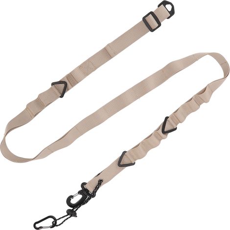 Cordon de suspension en toile kaki, multifonctionnel, à 24 trous, réglable, pour vêtements de camping et d'extérieur (1/5)