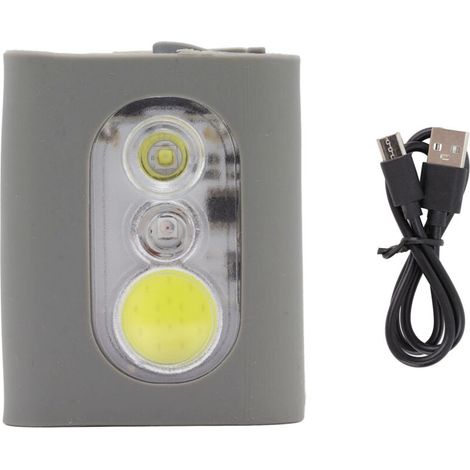 Lampe de course à clip LED magnétique Type C, rechargeable par USB, 5 niveaux d'intensité pour le jogging nocturne