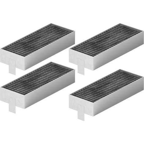 4 filtres à charbon actif pour hottes aspirantes / 17004796 HEZ9VRUD0 HZ9VRCR0 17004806 Z821VR0 CA282111 17004811 / pour hottes aspirantes (1/5)