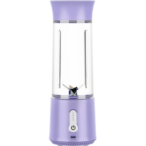 Extracteur de jus (violet lavande), extracteur de jus électrique pour fruits et légumes, mini extracteur de jus pour usage domestique (1/2)