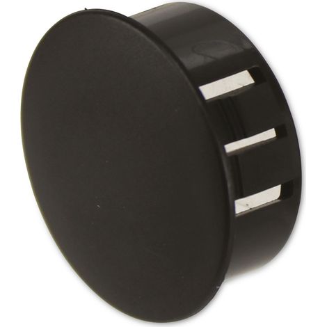 KSS Couvercle de trou en polyamide 6.6, noir, pour trou 23,4, diamètre du couvercle 29, 1 pièce (1/3)